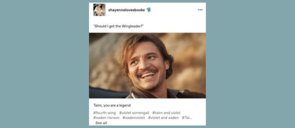 20 Fourth Wing memes… because I&nbsp;can