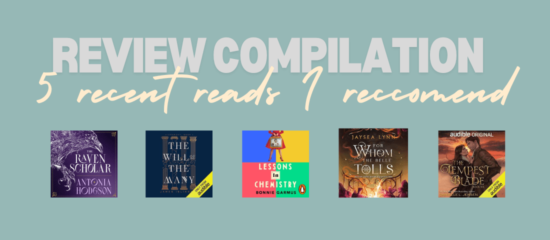5 random recommendations from recent&nbsp;reads